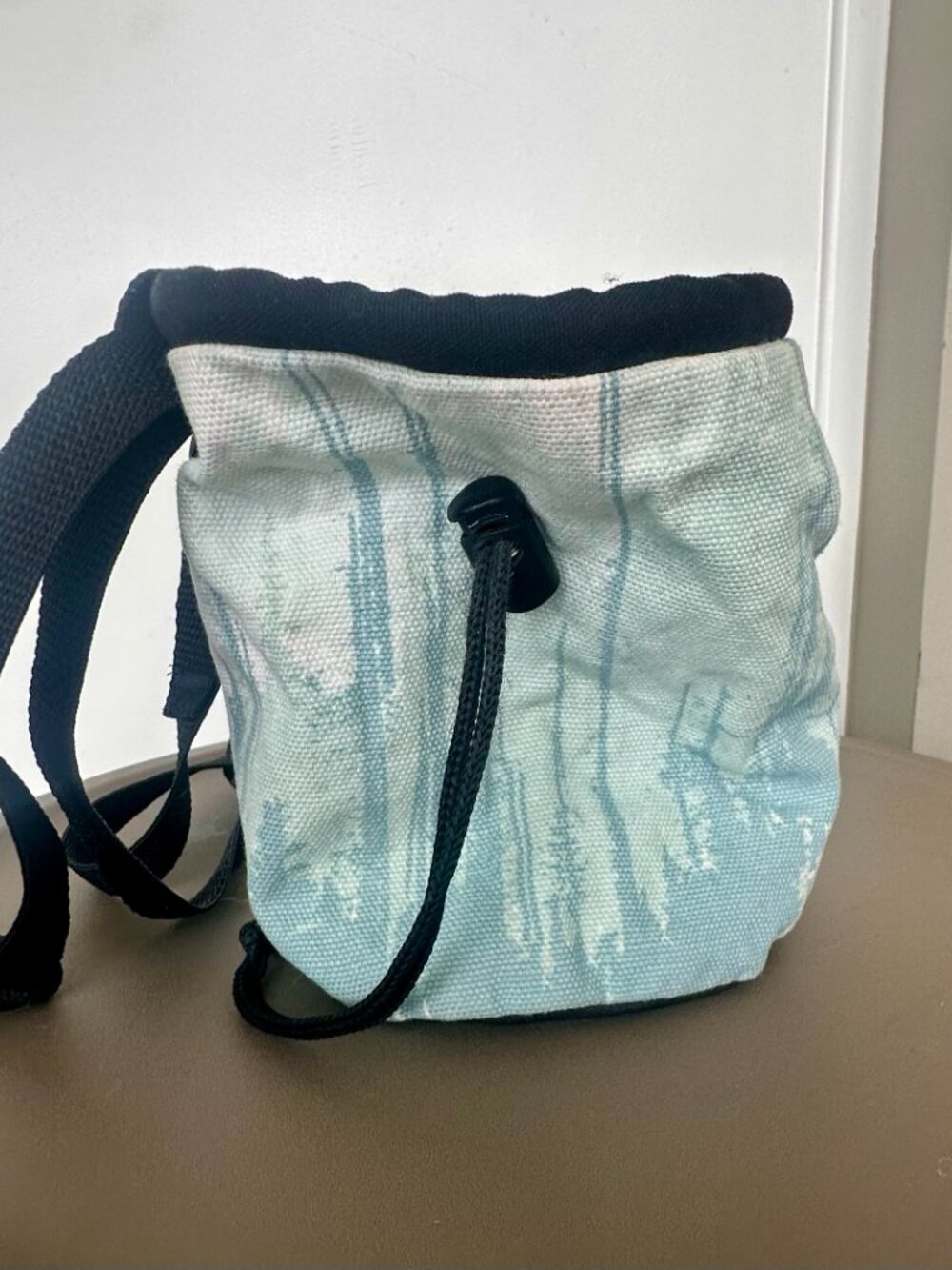 Rustica Handmade Rock Climbing Chalk Bag LIMITED EDITION | Abstract Forest